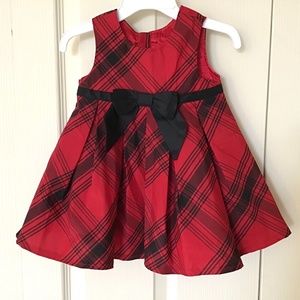 Koala Baby Red Plaid Holiday Dress Size 12M